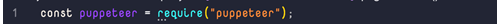 require puppeteer