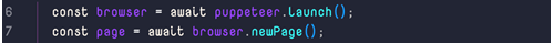 create browser and page