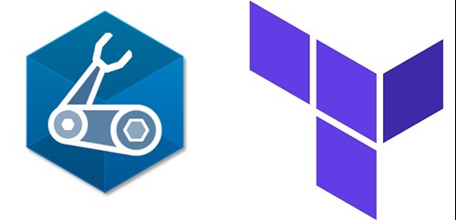 Logo of Bicep and Terraform